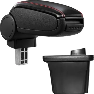 Produktbild von [pro.tec]® Hyundai i30 FD Mittelarmlehne Kunstleder schwarz/rot Armlehne Auto