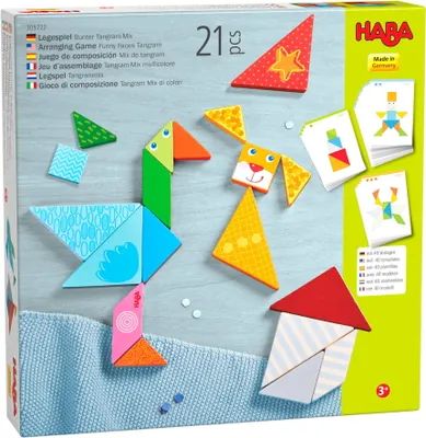 Produktbild von HABA Kleinkindwelt Legespiel Bunter Tangram Mix 1305777001