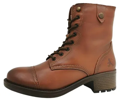 Imagen del producto de 2 Go Fashion: Zapatos de mujer, botas, zapatos de cordones, botas con cordones, color marrón, estilo casual