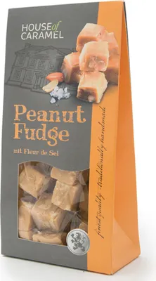 Produktbild von Fudge Peanut Weichkaramell mit Erdnüssen und Fleur de Sel 120g
