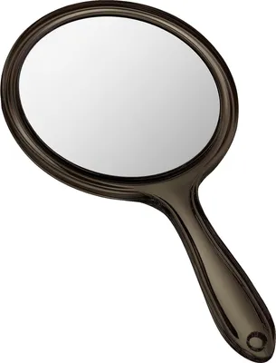 Produktbild von Handspiegel mit Griff Doppelseitiger Handspiegel 1X/3X Vergr??erung Spiegel Kosmetikspiegel Schminkspiegel Mehrzweck Spiegel Runde Form fš¹r T?gliche Make-up Damen (Schwarz)