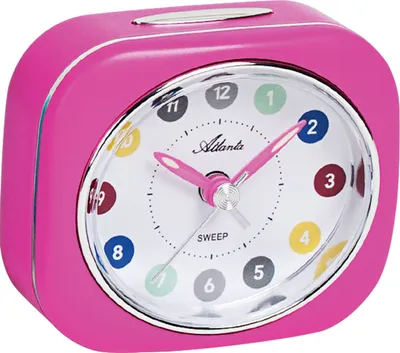 Produktbild von Atlanta 1983/17 Wecker mit Weckwiederholung Pink