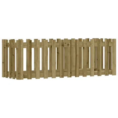 Zdjęcie produktu dla vidaXL Podniesiony płotek o wymiarach 150x50x50 cm z impregnowanego drewna sosnowego