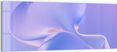 Produktbild von DEQORI Glasbild Echtglas 150x60 cm 'Violette Träume' Wandbild Bild modern Deko