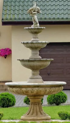 Immagine prodotto di Casa Padrino Fontana da giardino barocca / fontana Ø 150 x H. 300 cm - Magnifica fontana in stile barocco