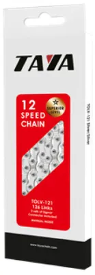Immagine prodotto di Taya Ketting Tolv-121 1 2x5 64x126, 12 velocità, argento