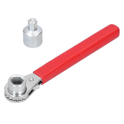 Imagen del producto de Llave de trinquete, llave para terminales de batería, llave de trinquete con cabeza abierta, llave de trinquete para terminales de batería, llave para terminales de batería de 10 mm, herramienta manual para automóviles