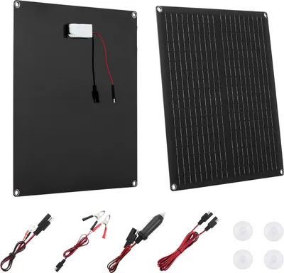 Zdjęcie produktu dla Ładowarka Panel Słoneczny Vevor 30W 12V Profesjonalna Zestaw Ip67 Mocna
