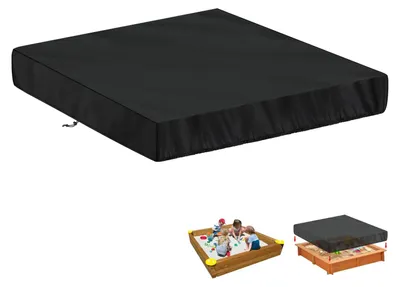 Produktbild von Sandkastenabdeckung – Wasserdicht, 63x63x20 cm