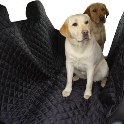 Produktbild von Autoschondecke REX teilbar Reißverschluss tierlando® Schutzdecke Auto 160 180 200 x 140cm - Größe: 200x140cm | Farbe: 03 Schwarz