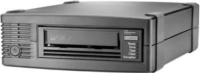 Zdjęcie produktu dla HPE StoreEver LTO-7 Ultrium 15000 External Tape Drive, Dysk magazynowy, Kaseta z taśmą, Serial Attached SCSI (SAS), 2.5:1, LTO, 5,25 " Połowa wysokości