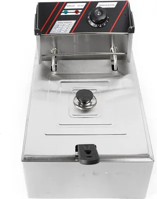 Produktbild von Profi Fritteuse - Elektrische Tischfritteuse - 2500 W - 5,5 L - Edelstahl - Schnelles Aufheizen - 220 V