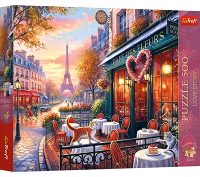 Produktbild von Puzzle Trefl 500 Teile Liebe In Paris Premium Plus Qualität
