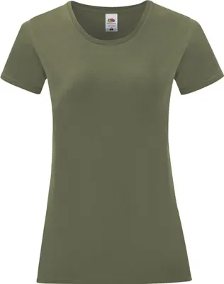 Produktbild von Fruit of the Loom Ladies Iconic 150 T-Shirt Farbe: oliv Größe: L