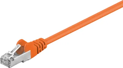 Zdjęcie produktu dla Goobay 93450 Kabel krosowy CAT 5e, SF/UTP, pomarańczowy, 3 m - Mieszanka miedzi CCA