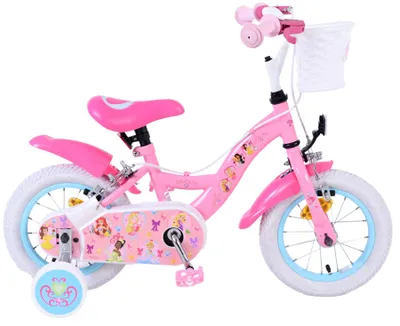 Produktbild von Volare Magic Royals Mädchen-Kinderfahrrad 12 Zoll Rosa mit zwei Handbremsen