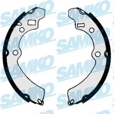 Produktbild von SAMKO Bremsbackensatz Trommelbremse Hinten für SUZUKI Samurai SUV (SJ) 220mm 85920