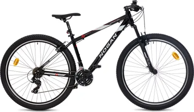 Produktbild von Nogan Gravel PRO Mountainbike 29 Zoll Small Jet Black - StVZO Beleuchtung
