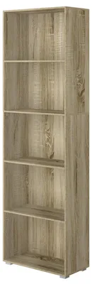 Immagine prodotto di Libreria 5 Ripiani 60x30x195 cm in MDF Rovere