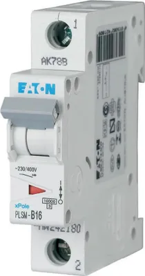 Produktbild von 1-poliger Überstromschutzschalter PLSM-C16-MW