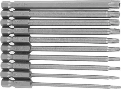 Produktbild von Stahlbohrer Set T6-T40 100mm 10tlg S2