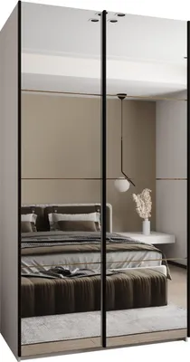 Produktbild von MEBLE KRYSPOL LUX 2 Schrank - 245,5x140x64cm - Weiß, Artisan, Schwarz