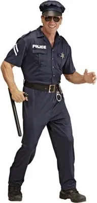 Produktbild von POLIZIST (Kostüm, Gürtel, Hut) Gr. S