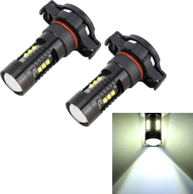 Image de 2 PCS H16 DC12V 4.3W 6000K 500LM Lights Car avec 12LED SMD-2525