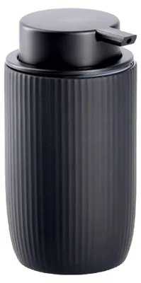 Produktbild von Zeller Seifenpumpe/Spender - Keramik - schwarz - matt - 300 ml
