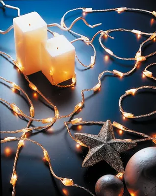 Produktbild von Lichterkette LED Draht Deko 100 LEDS warmweiß Indoor IP20 Party Beleuchtung