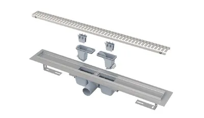 Obrázok produktu pre Sprchový žľab LINE s okrajom pre perforovaný rošt - 550mm