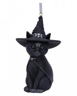 Produktbild von Purrah Hexenkatze Weihnachtsschmuck 11cm