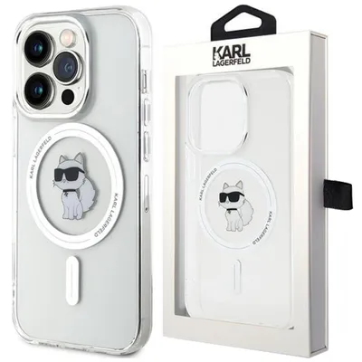 Produktbild von Karl Lagerfeld Iml Choupette Magsafe Etui Für Iphone 15 Pro - Transparent