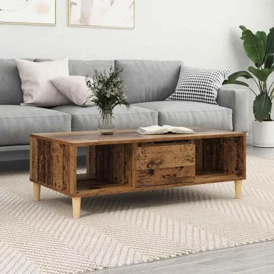 Immagine prodotto di Maison Exclusive - Tavolino in legno antico 102 x 55 x 35 cm Materiale ligneo