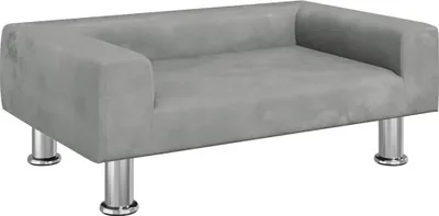 Obrázek produktu pro vidaXL Pelíšek pro psy Světle šedý 70x45x26,5 cm Velvet
