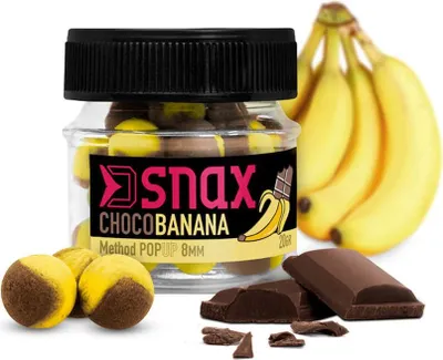 Produktbild von Delphin® Boilies Delphin D SNAX POP - Schokolade / Banane