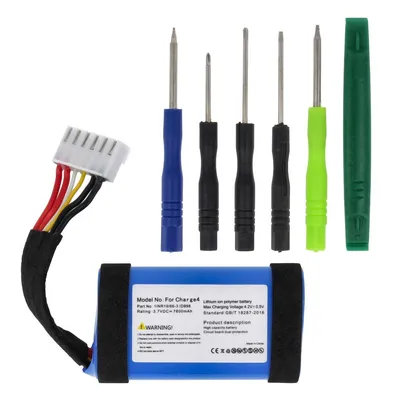 Produktbild von Akku kompatibel mit JBL 1INR19/66-3, ID998, SUN-INTE-118 - Li-Ion 7800mAh - für JBL Charge 4