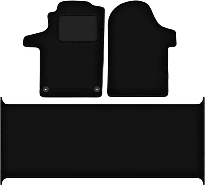 Produktbild von Schwarze Veloursmatten für: Mercedes Vito W447 Kastenwagen (2014-)