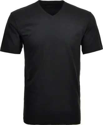 Produktbild von Größe XL Ragman Herren T-Shirt Doppelpack V-Ausschnitt schwarz Modell 40057