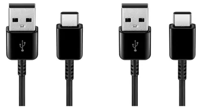 Produktbild von 2x Schnell-Ladekabel USB-C 0.85m extra kurz schwarz für Honor 200 90 70 50 20 10 lite Pro USB A zu USB Typ C