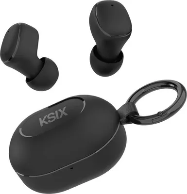 Zdjęcie produktu dla Ksix BTW06N, True Wireless Stereo (TWS), 20 - 20000 Hz, Połączenia/muzyka, Zestaw słuchawkowy, Czarny