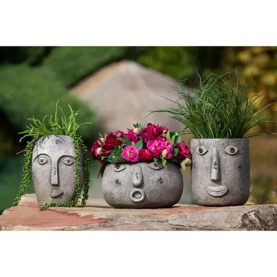 Produktbild von GILDE Dekoschale Pflanzgefäß Folto  H. 32 cm,36028