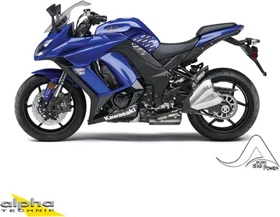 Produktbild von Stompgrip schwarz, Kawasaki Z1000SX, 2011-17 Z1000SX ZXT00L