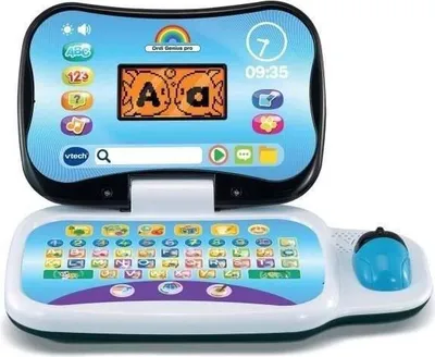 Image de Ordinateur éducatif VTECH ORDI GENIUS PRO NOIR, 3-7 ans, avec souris, 20 activités incluses