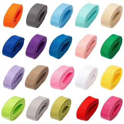 Gurtband 20 Rollen, 25 mm, Polypropylen, 2 m/Rolle, bunt