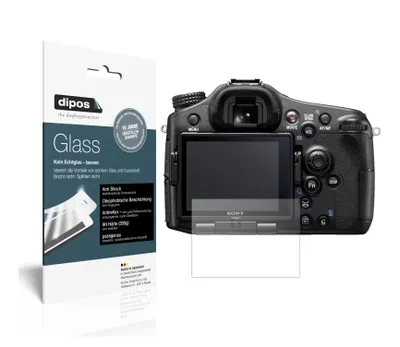 Produktbild von 1x Schutzfolie für Sony Alpha 77 II matt - Anti-Shock 9H Folie dipos Glass Kunststoffglas