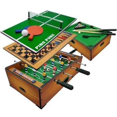 Image de Mini calcetto e biliardo 6 in 1 da tavolo