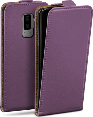 Produktbild von moex® Flip Case kompatibel mit Samsung Galaxy S9 Plus - Hülle mit 360 Grad Schutz, Lila
