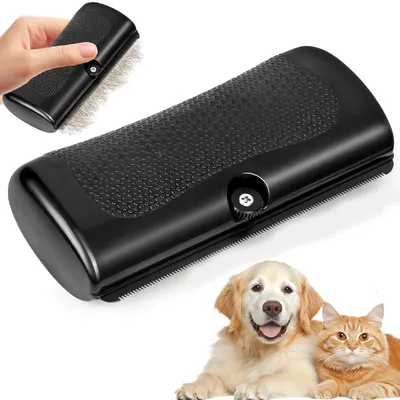 Produktbild von Tierbürste Tierpflege Bürste Universal Haustier Bürste Grooming Brush Pet Care Brush Tails Enthaarungsbürste Detangler Bürste Katzenbürste Pflegebürst