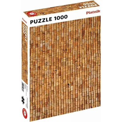 Productafbeelding van Wijnkurk-puzzel, 1000 stukjes, met een wijnmotief, voor volwassenen